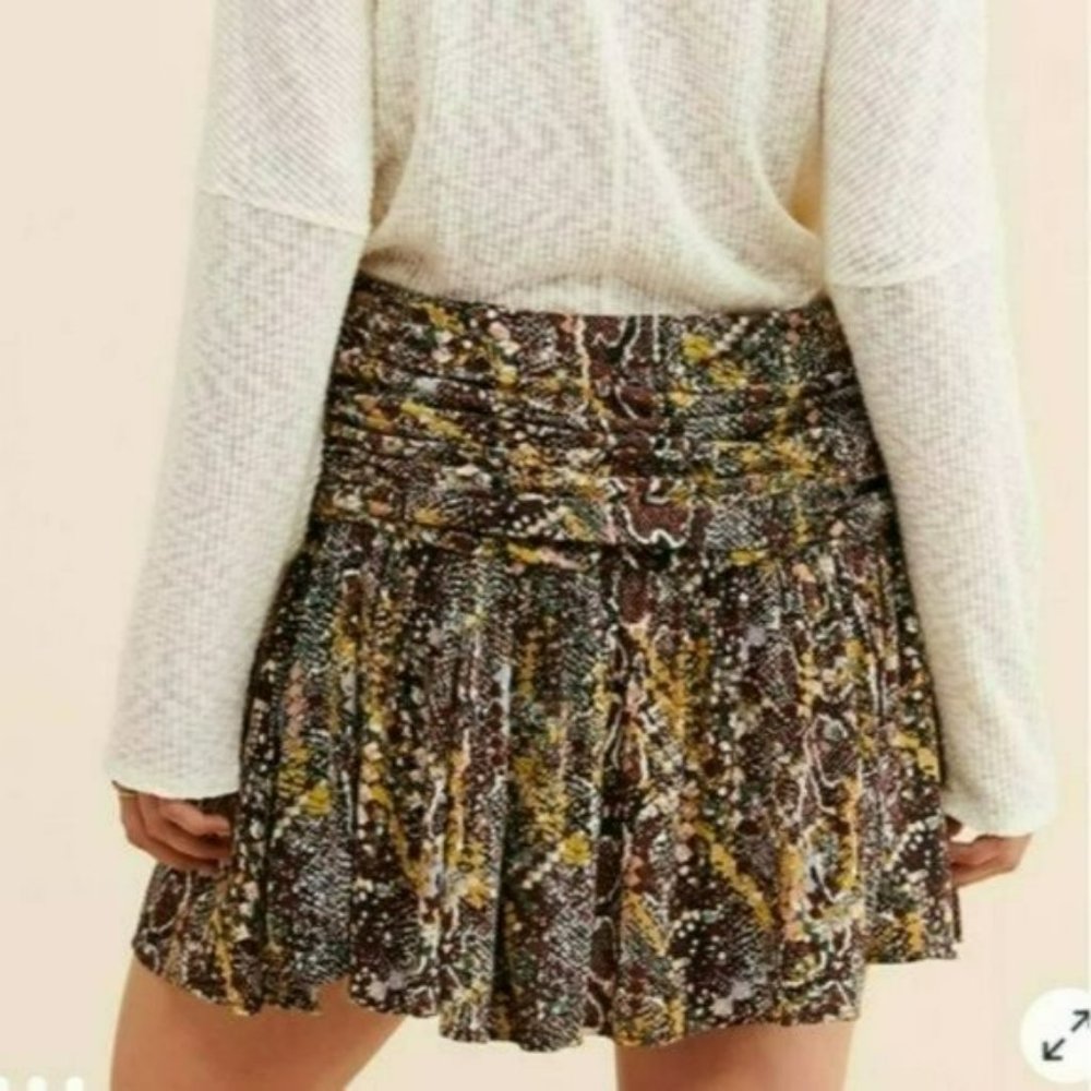 Free People Saturday Sun Mini Skirt -10 - Picture 2 of 7